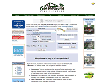 Tablet Screenshot of casaparticularcuba.org