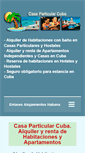 Mobile Screenshot of casaparticularcuba.net